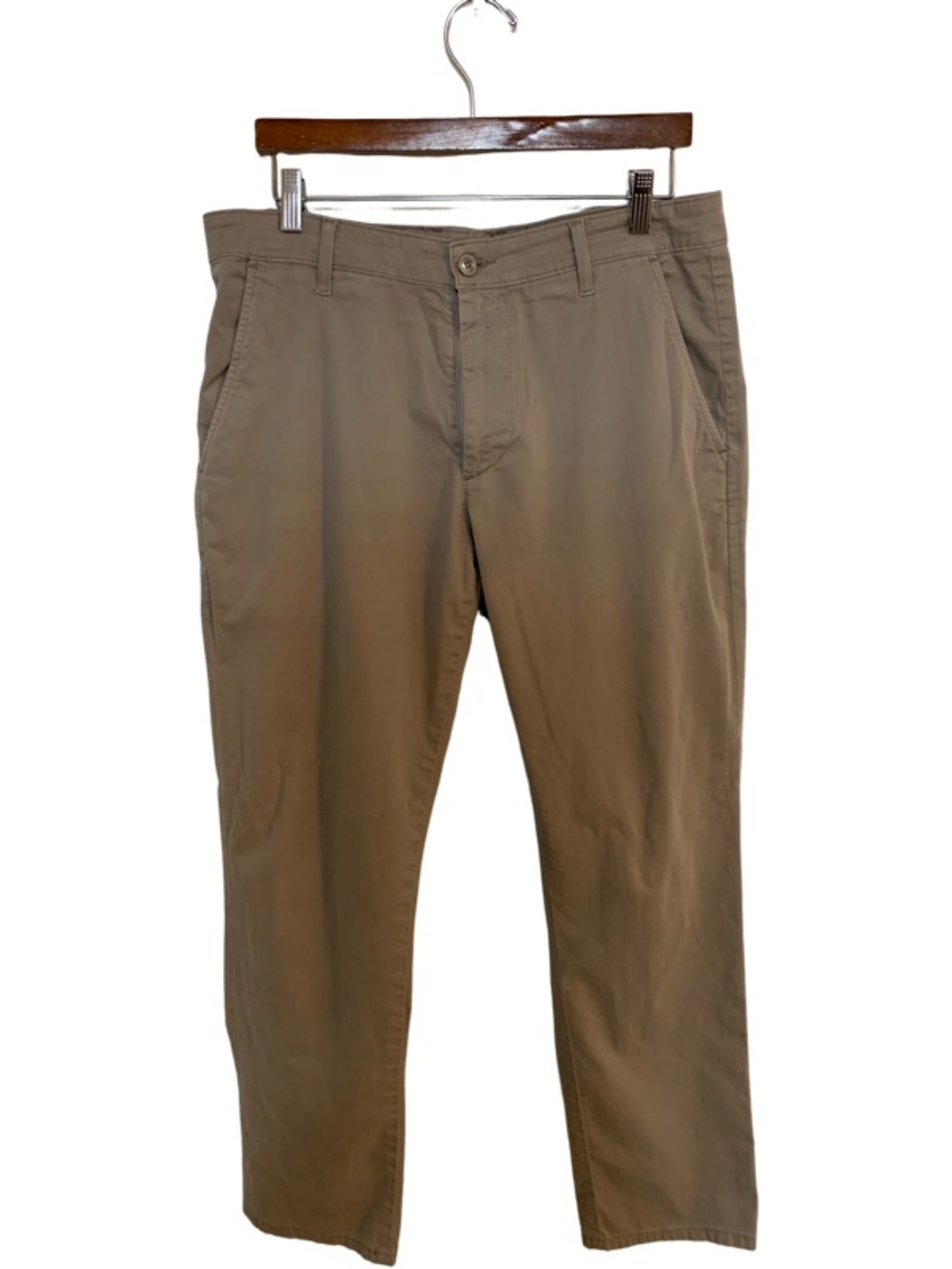 Ag Adriano Goldschmied Men's “The Lux Khaki” Tailored Trousers 34R (35x30)